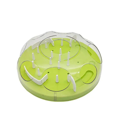 Stimulating Interactive Cat Bowl for Slow Eating & Mental Health-Interactive Cat Bowl-Green-11-Colydia