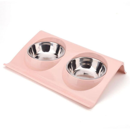 Ergonomic Elevated Cat Bowl for Comfortable Eating - 200g Capacity-Elevated Cat Bowl-Pink-5-Colydia