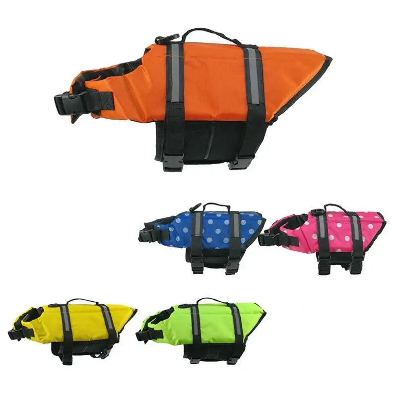 Reflective Cat Life Jacket with Rescue Handle & Adjustable Fit-Cat Life Jacket-2-Colydia