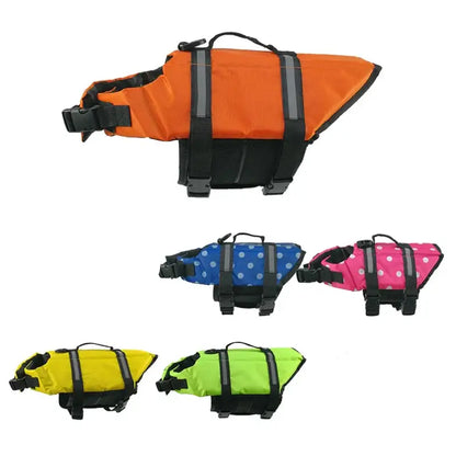 Reflective Cat Life Jacket with Rescue Handle & Adjustable Fit-Cat Life Jacket-2-Colydia