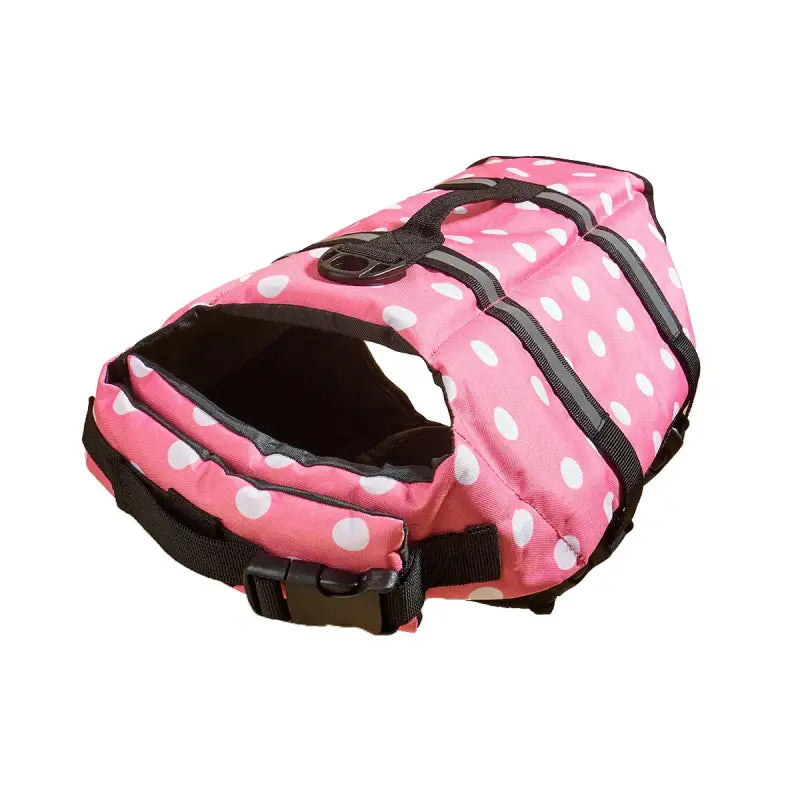 Reflective Cat Life Jacket with Rescue Handle & Adjustable Fit-Cat Life Jacket-Pink-S (0-2.5 kg)-7-Colydia