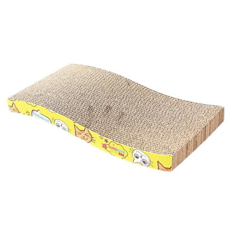 Durable Compact Cat Scratcher with Corrugated Cardboard Surface-Cat Scratcher-1-2-Colydia