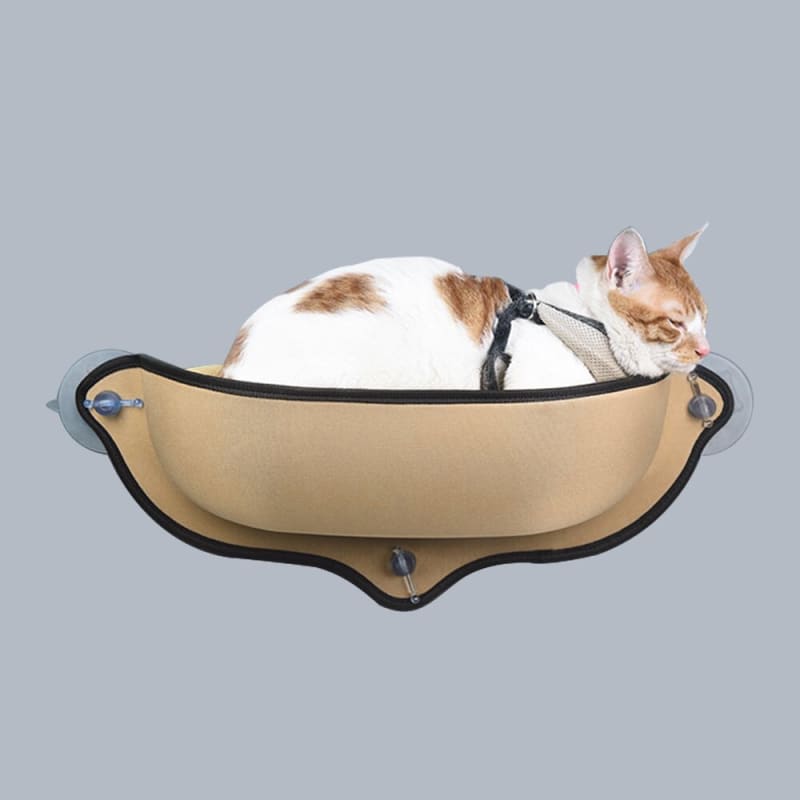 Cozy Window Hammock for Cats with Suction Cups | Sturdy & Durable-Window Cat Hammock-4-Colydia