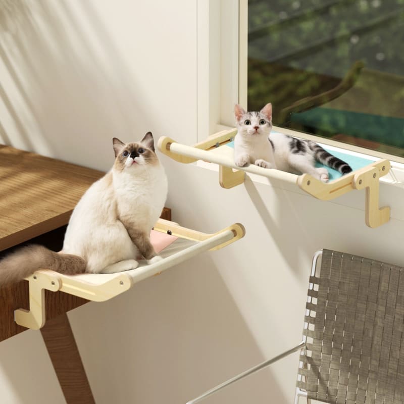 Adjustable Wall-Mounted Cat Hammock - Space-Saving, Washable, Secure-Cat Hammock-2-Colydia