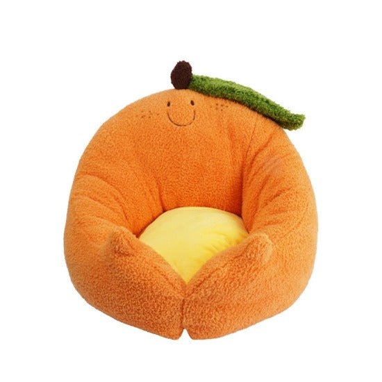 Ultra Soft Orange Pet Bed with Removable Mat for Easy Cleaning-Pet Bed-M-3-Colydia