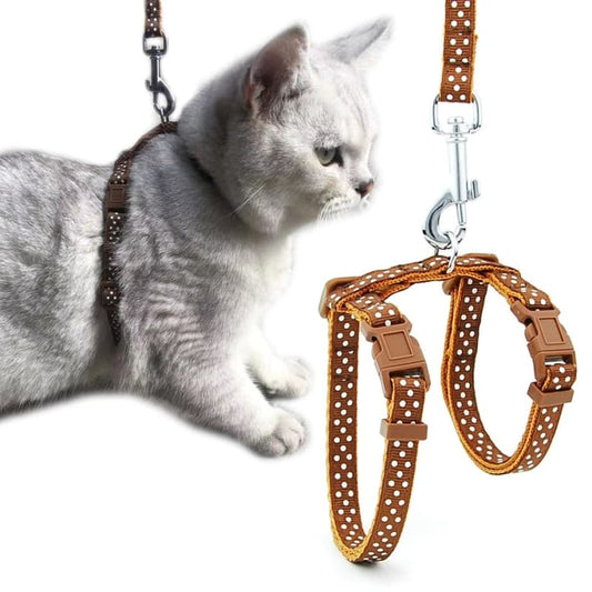 Breathable Anti-Escape Cat Harness with 360° Safety Hook-Cat Harness-1-Colydia