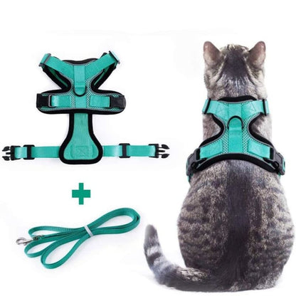 Ultra-Comfortable Cat Walking Harness - Lightweight & Safe Design-Cat Harness-2-Colydia