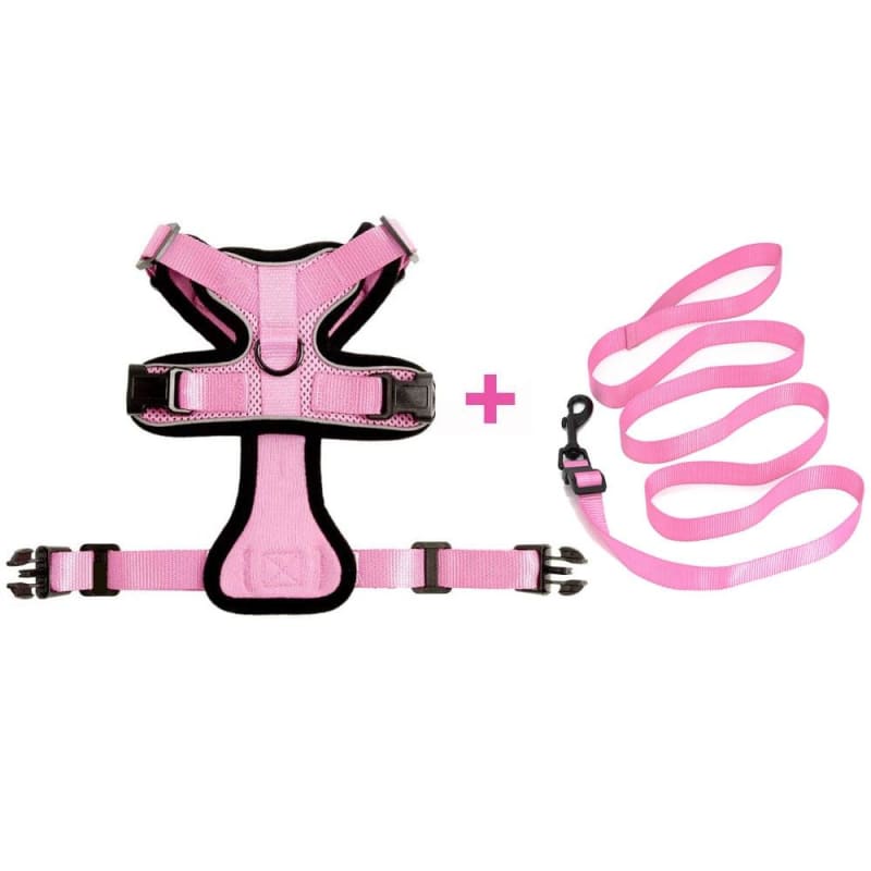 Ultra-Comfortable Cat Walking Harness - Lightweight & Safe Design-Cat Harness-Pink-XS-8-Colydia