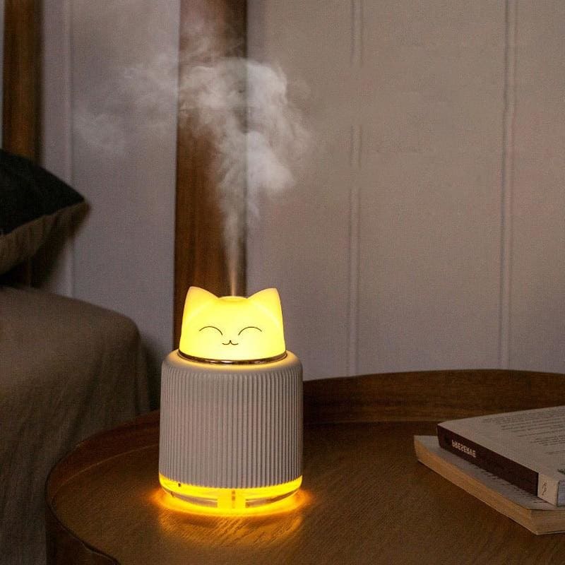 USB Cat-Shaped Humidifier - Quiet, Compact, Cool Mist for Dry Skin-Humidifier-Cat-3-Colydia