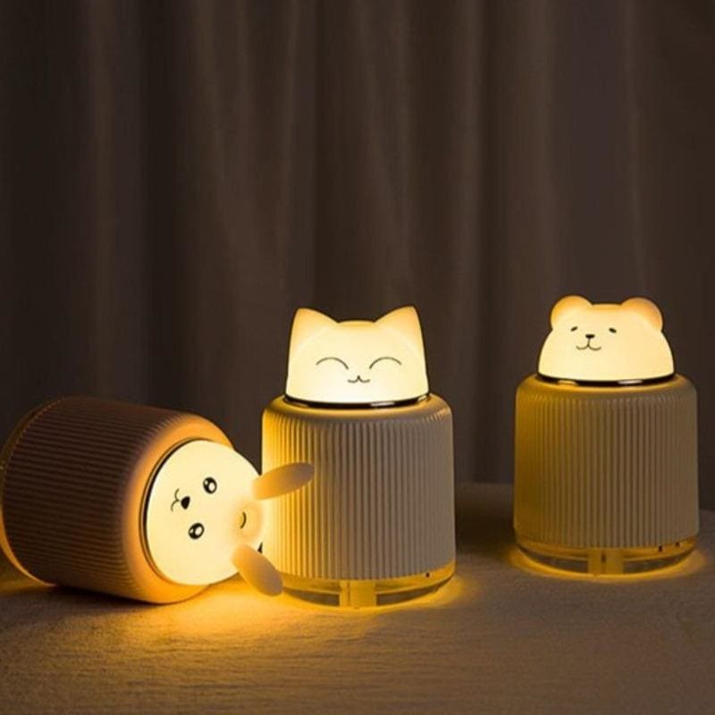 USB Cat-Shaped Humidifier - Quiet, Compact, Cool Mist for Dry Skin-Humidifier-Cat-4-Colydia