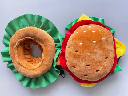 Funny Pet Hat - Whimsical Hamburger Costume for Cats & Dogs-Pet Costume Accessory-5-Colydia