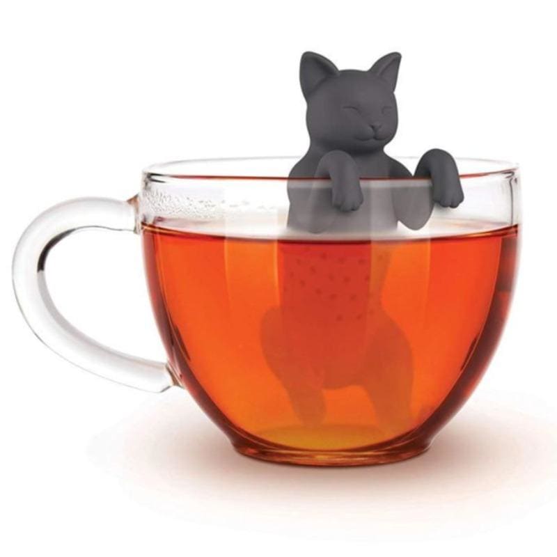 Eco-Friendly Cat Tea Infuser, BPA-Free Silicone, Dishwasher Safe-Tea Infuser-1-Colydia