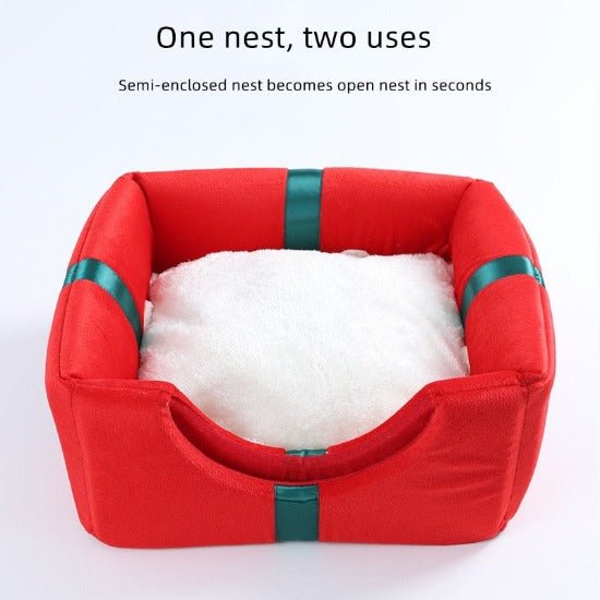 All-Season Pet Bed with Anti-Slip Base & Removable Mat, Cozy Design-Pet Bed-6-Colydia