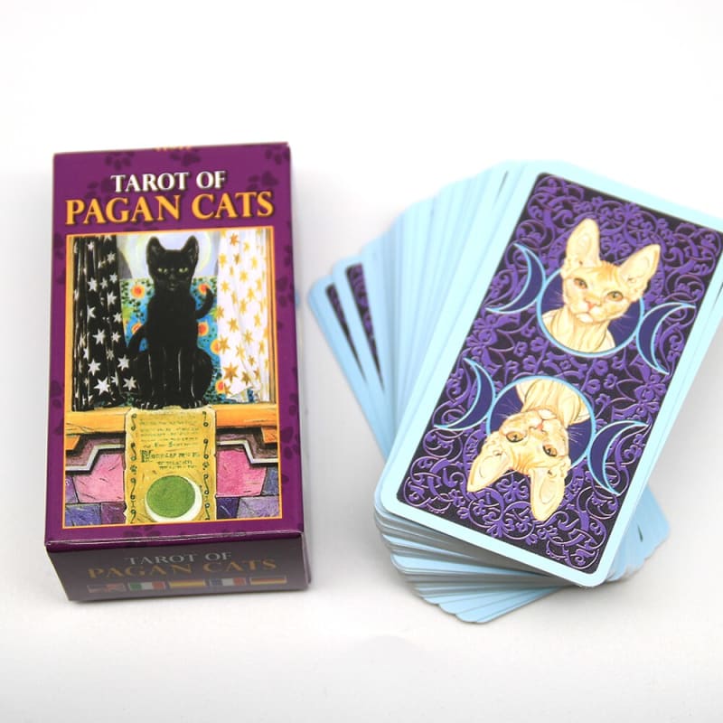 Playful Cat Tarot Card Game - 78 Card Deck for Feline Fun-Tarot Card Game-12-Colydia