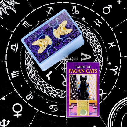 Playful Cat Tarot Card Game - 78 Card Deck for Feline Fun-Tarot Card Game-6-Colydia