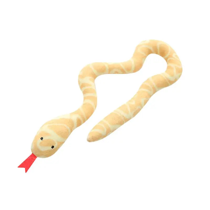 Interactive Catnip Snake Toy for Cats - Realistic & Durable Fun-Cat Toy-Yellow-6-Colydia