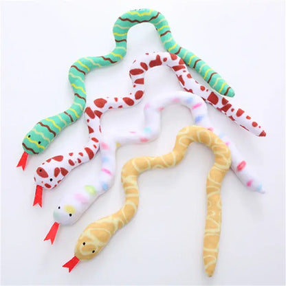 Interactive Catnip Snake Toy for Cats - Realistic & Durable Fun-Cat Toy-4-Colydia