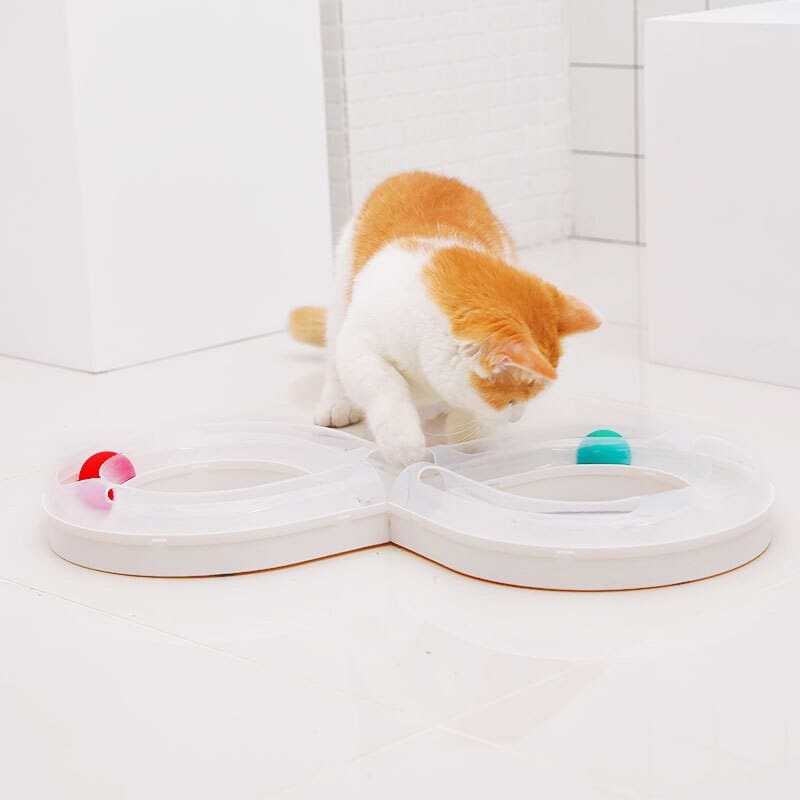 Interactive Cat Toy Circuit with Colorful Balls - Stimulates Play-Cat Toy-2-Colydia