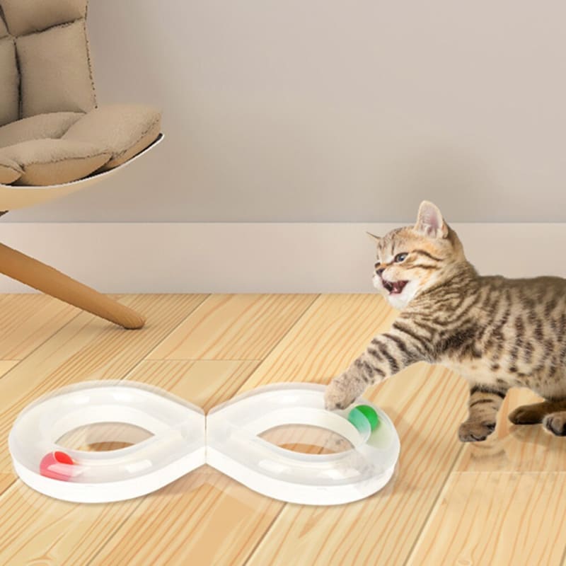 Interactive Cat Toy Circuit with Colorful Balls - Stimulates Play-Cat Toy-5-Colydia