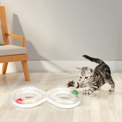 Interactive Cat Toy Circuit with Colorful Balls - Stimulates Play-Cat Toy-6-Colydia