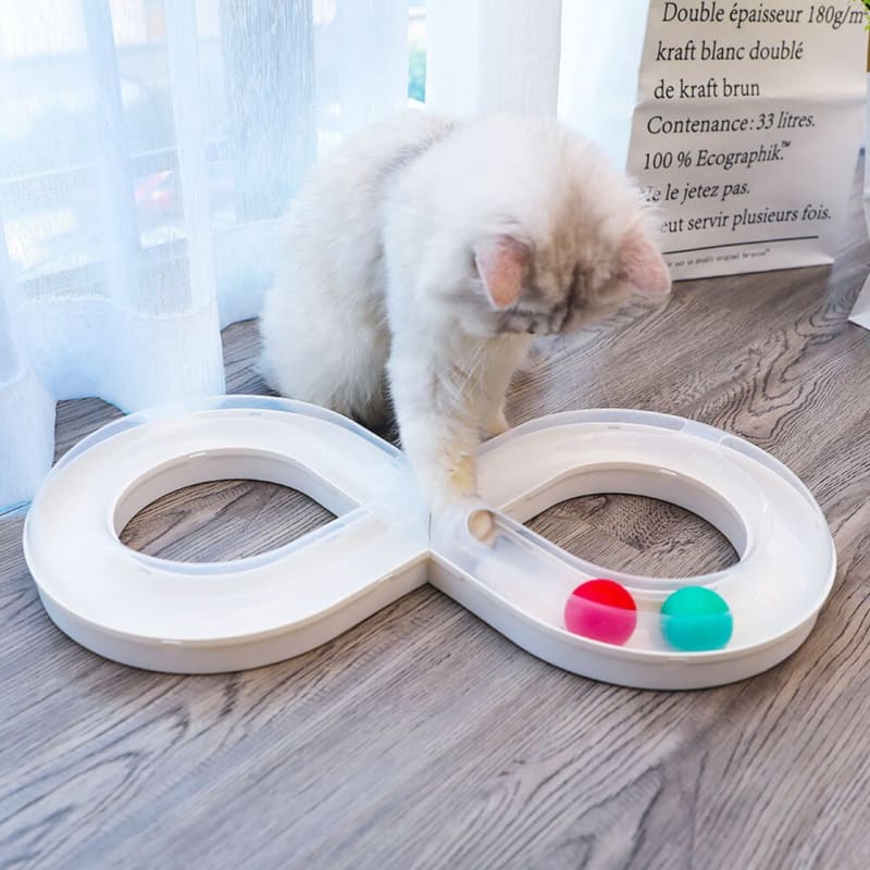 Interactive Cat Toy Circuit with Colorful Balls - Stimulates Play-Cat Toy-3-Colydia