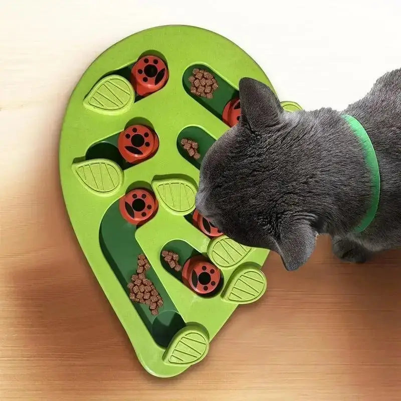 Interactive Cat Kibble Toy for Fun, Health & Hunting Instinct Stimulation-Interactive Cat Feeding Toy-5-Colydia