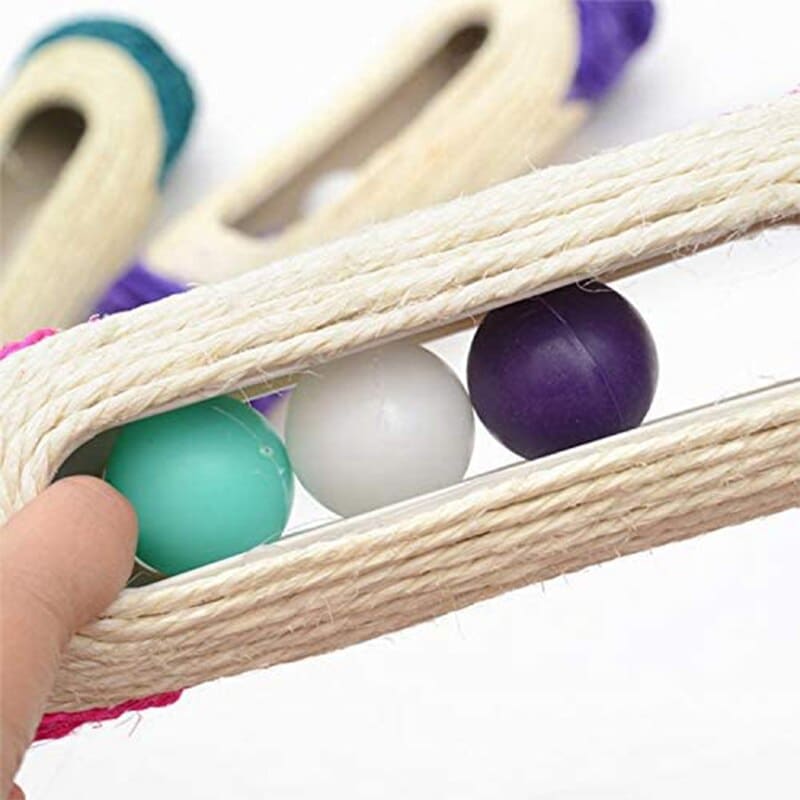 Eco-Friendly Sisal Cat Scratching Cylinder with Interactive Balls-Cat Scratching Toy-7-Colydia