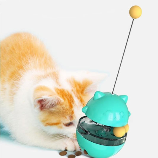 Adjustable Treat Dispensing Toy Ball for Cats - Engaging & Durable-Interactive Cat Toy-1-Colydia