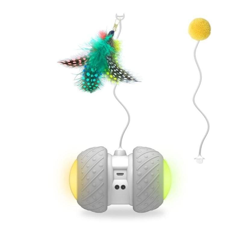 Interactive Automatic Cat Toy with Feather Lure and Dual Modes-Interactive Cat Toy-USB-1-Colydia