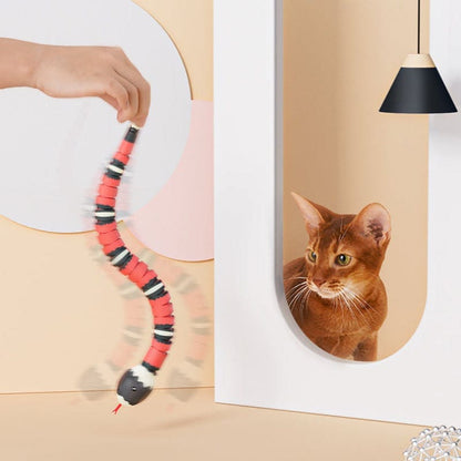 Robotic Snake Cat Toy with Sensors – Awaken Your Cat's Senses!-Interactive Cat Toy-1-Colydia