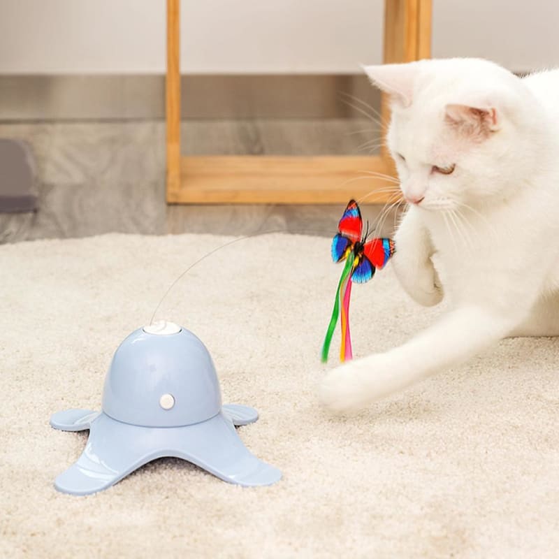 Interactive Butterfly Cat Toy Stimulates Play and Hunting Instincts-Interactive Cat Toy-1-Colydia