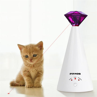 Interactive Cat Laser Toy with Automatic and Manual Modes-Cat Laser Toy-3-Colydia