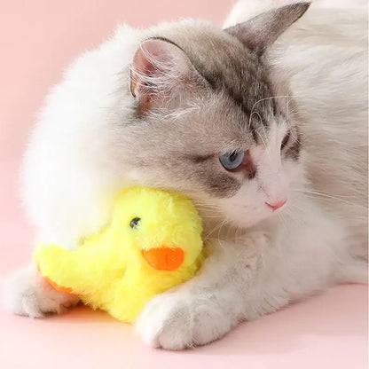 Interactive Cat Toy Chick: Stimulates Hunting, USB-C Rechargeable-Interactive Cat Toy-2-Colydia