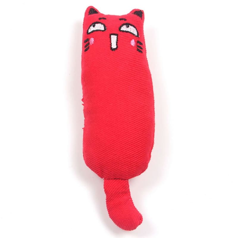 Rechargeable Catnip Plush Toy for Cats - Interactive PLUSKAT™ 15cm-Interactive Cat Toy-Red-7-Colydia