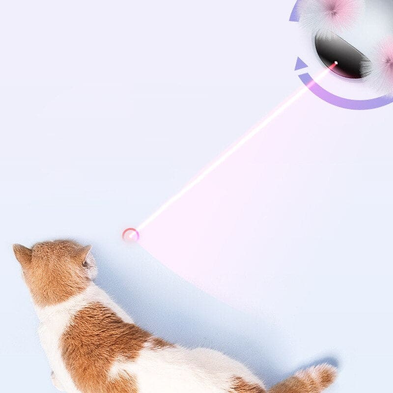 Intelligent Feather Laser Toy for Cats - Interactive & Rechargeable-Interactive Cat Toy-5-Colydia