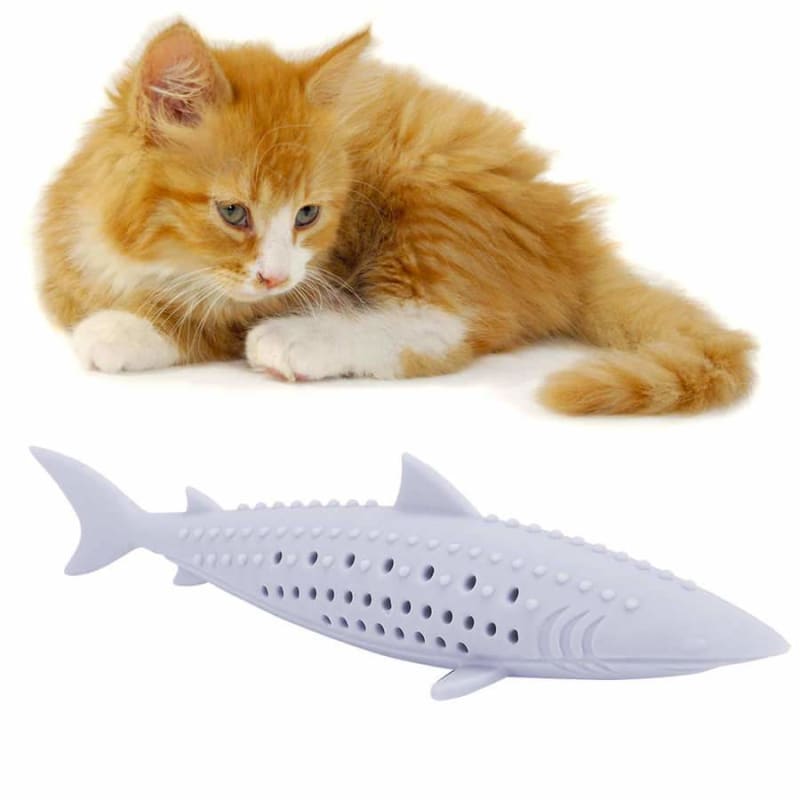 Organic Catnip Salmon Toy - Silicone Safe & Realistic Cat Fish-**Cat Toy**-1-Colydia