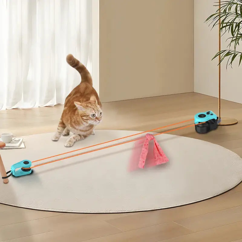 Interactive Cat Toy with Feather & Sound for Boredom-Free Playtime-Interactive Cat Toy-3-Colydia