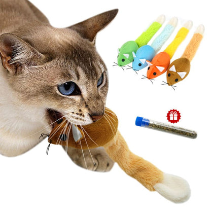 Plush Catnip Mouse Toy for Cats & Kittens – Stimulating Playtime-**Cat Toy**-5-Colydia