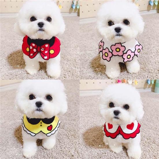 Charming Pet Bibs for Cats & Dogs | Fashionable, Easy-to-Wear Accessory-Pet Accessories-1-Colydia