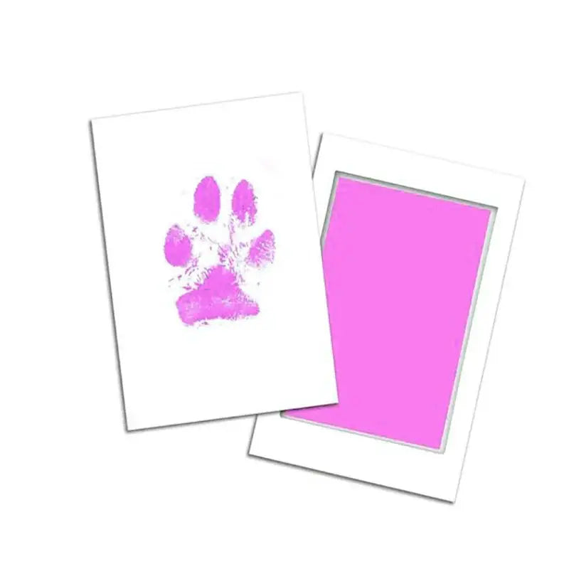 Capture Pet Memories with Non-Toxic Cat & Dog Paw Print Kit-Pet Paw Print Kit-Purple-5-Colydia