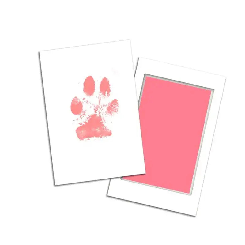 Capture Pet Memories with Non-Toxic Cat & Dog Paw Print Kit-Pet Paw Print Kit-Pink-6-Colydia