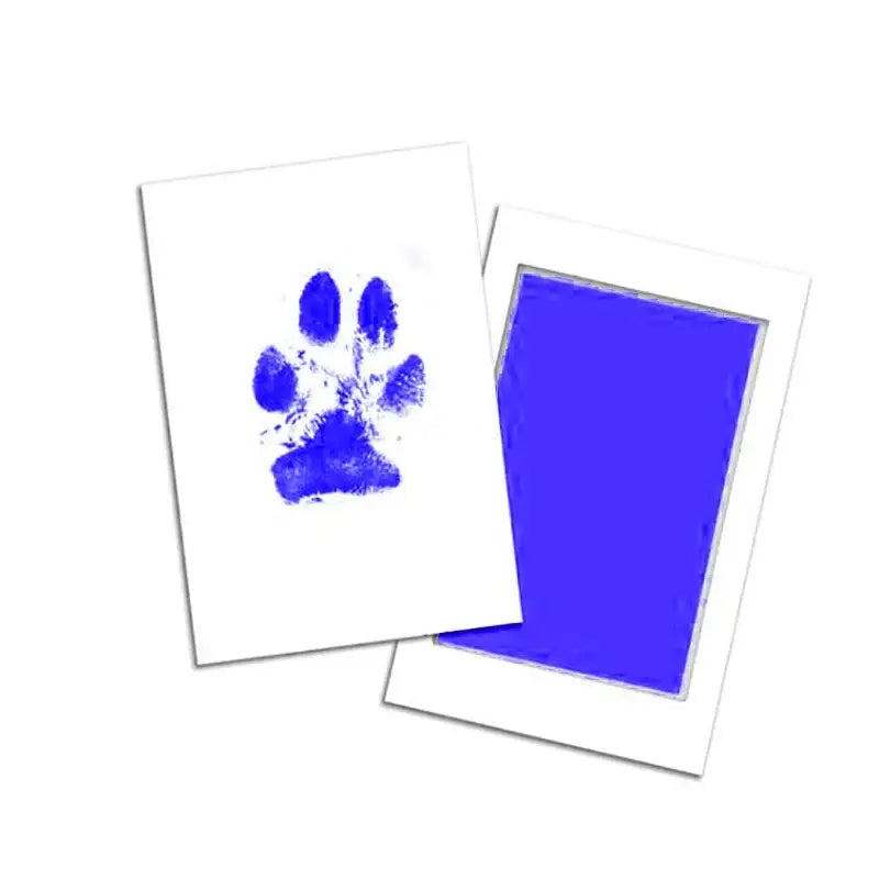 Capture Pet Memories with Non-Toxic Cat & Dog Paw Print Kit-Pet Paw Print Kit-Blue-7-Colydia