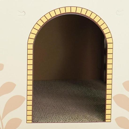 Kitty Cardboard House with Durable, Fun Interactive City Designs-Cat Playhouse-5-Colydia