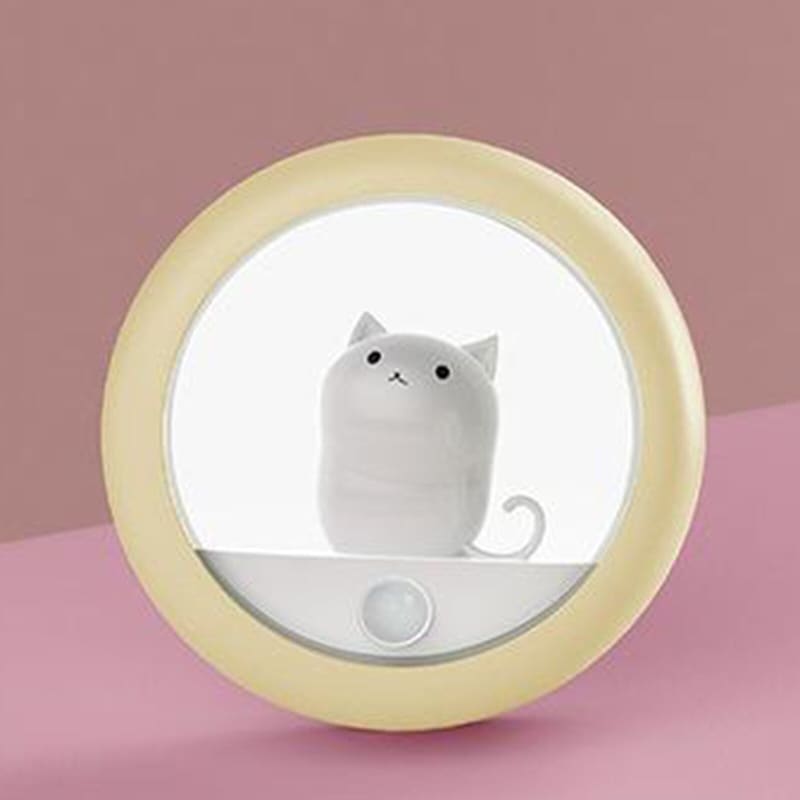 Motion Sensor Cat Night Light with USB, Dual Brightness Levels-Motion Sensor Night Light-4-Colydia