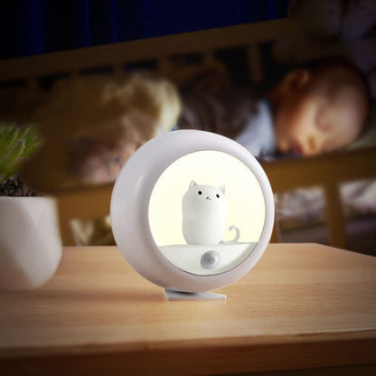 Motion Sensor Cat Night Light with USB, Dual Brightness Levels-Motion Sensor Night Light-7-Colydia