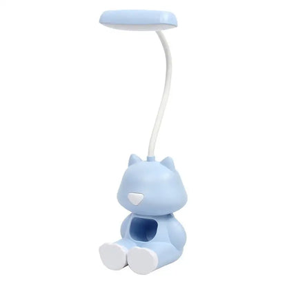 Flexible Cat-Shaped LED Lamp with Phone Holder & Storage-LED Desk Lamp with Phone Holder-Blue-9-Colydia