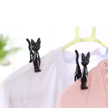 Adorable Black & White Cat Clothespins Set - Fun & Functional Clips-Clothespins-11-Colydia