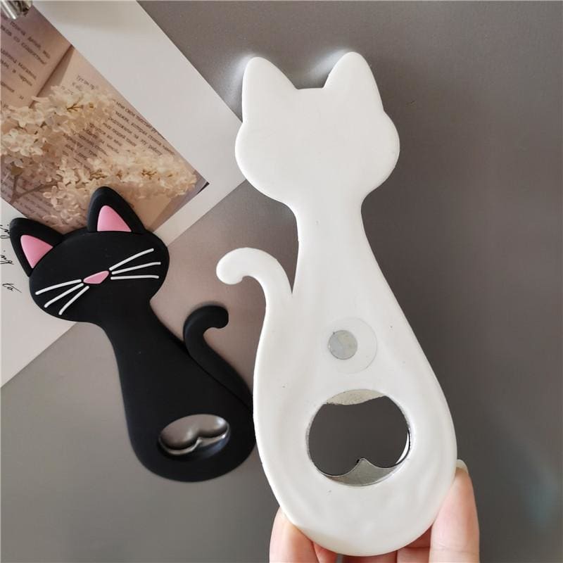 Cute Cat Bottle Opener - Stainless Steel Design for Bar & Kitchen-Bottle Opener-4-Colydia