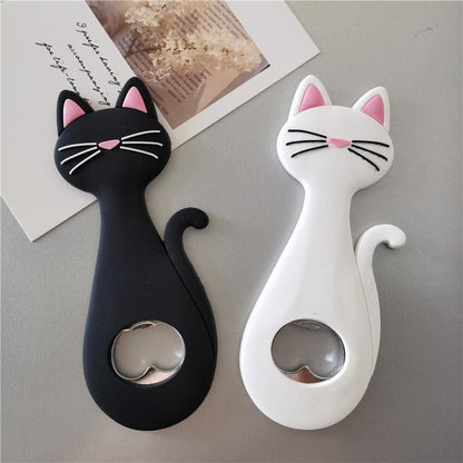 Cute Cat Bottle Opener - Stainless Steel Design for Bar & Kitchen-Bottle Opener-1-Colydia