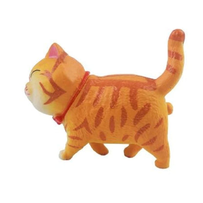 Cute Cat Magnet with Rotating Head – Metal & Resin Fridge Decor-Cat Magnet Decor-Ginger-10-Colydia